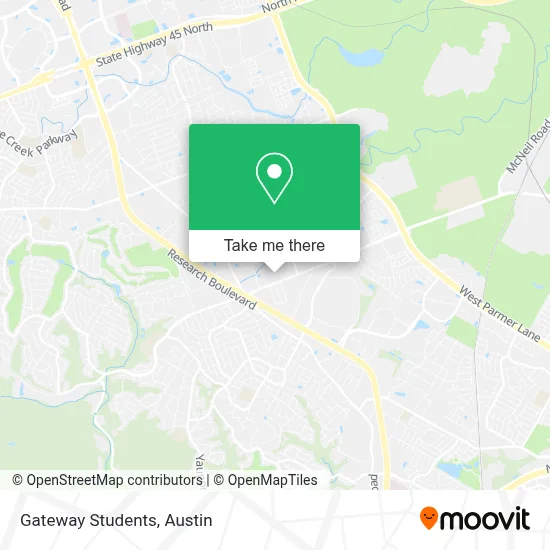 Gateway Students map