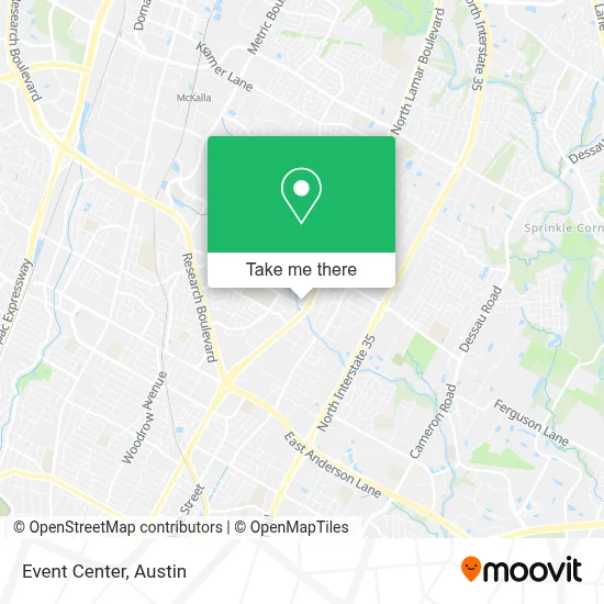 Event Center map