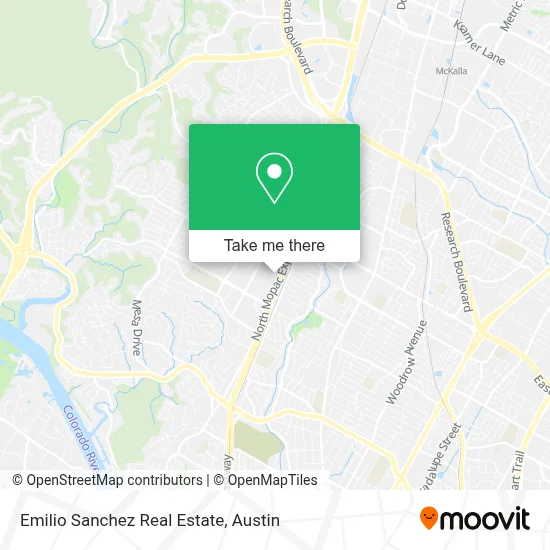 Emilio Sanchez Real Estate map