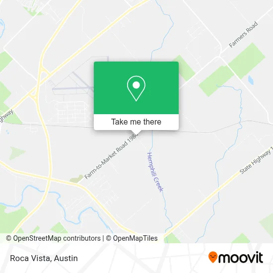 Roca Vista map