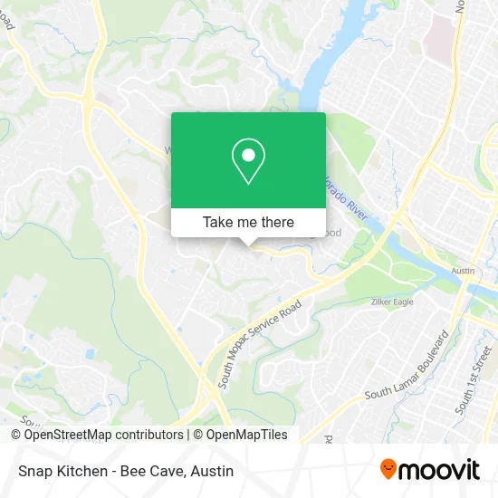 Snap Kitchen - Bee Cave map