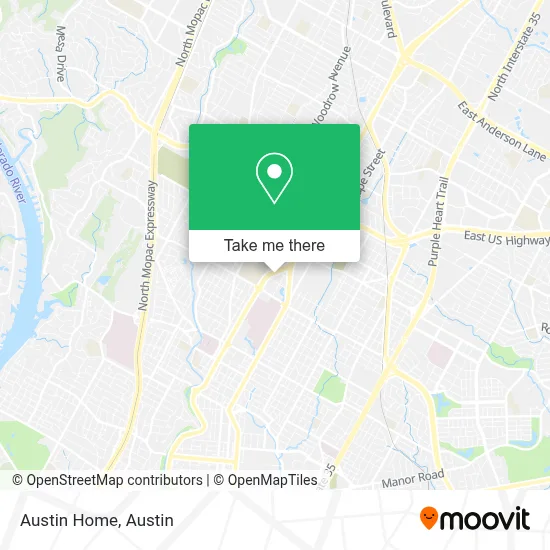 Austin Home map