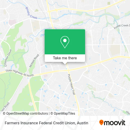 Farmers Insurance Federal Credit Union map