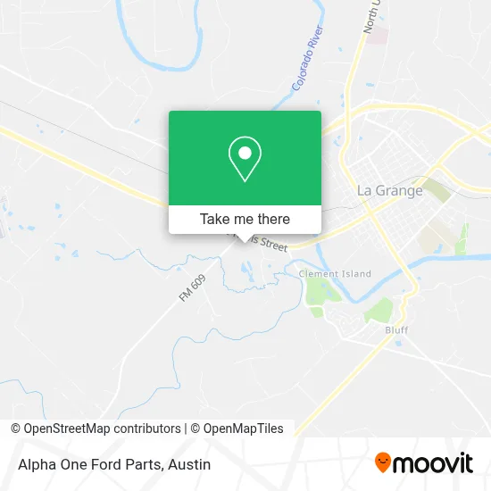 Alpha One Ford Parts map