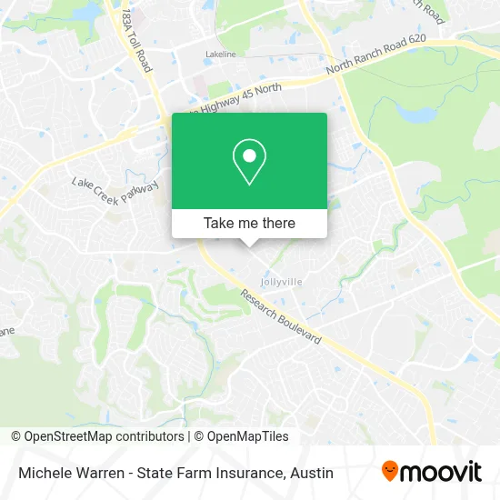 Michele Warren - State Farm Insurance map