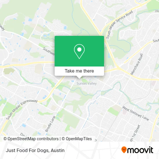 Just Food For Dogs map