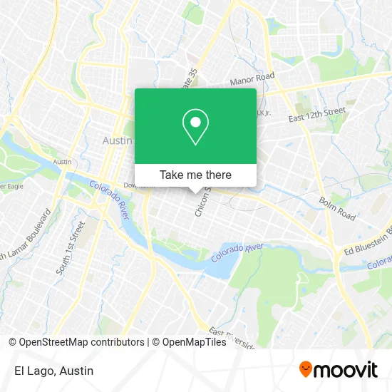 El Lago map