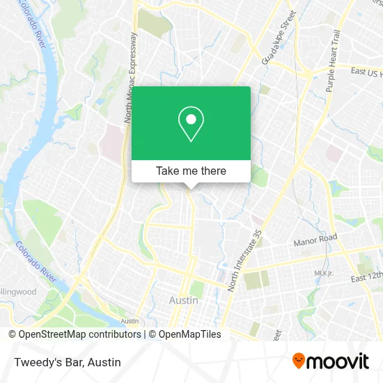 Tweedy's Bar map