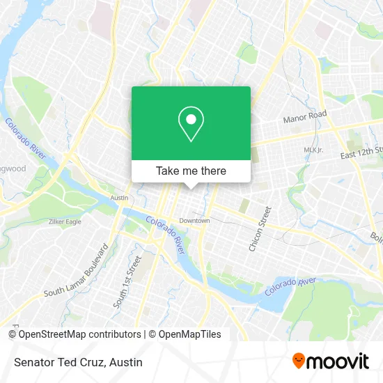 Senator Ted Cruz map