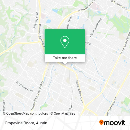 Grapevine Room map