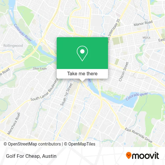 Golf For Cheap map