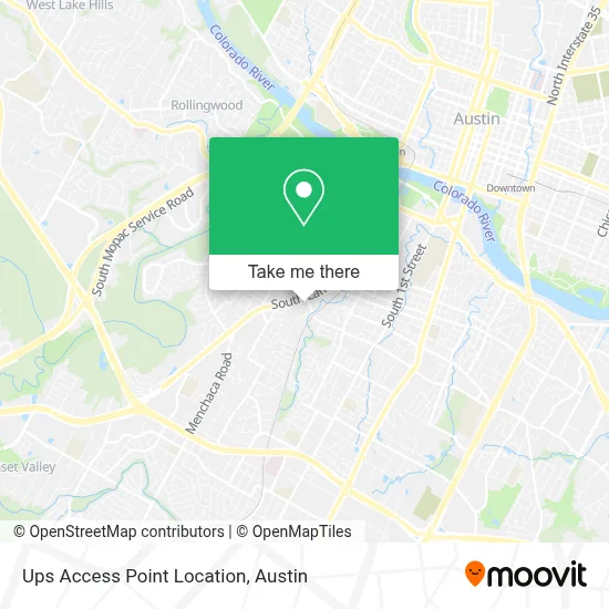 Ups Access Point Location map