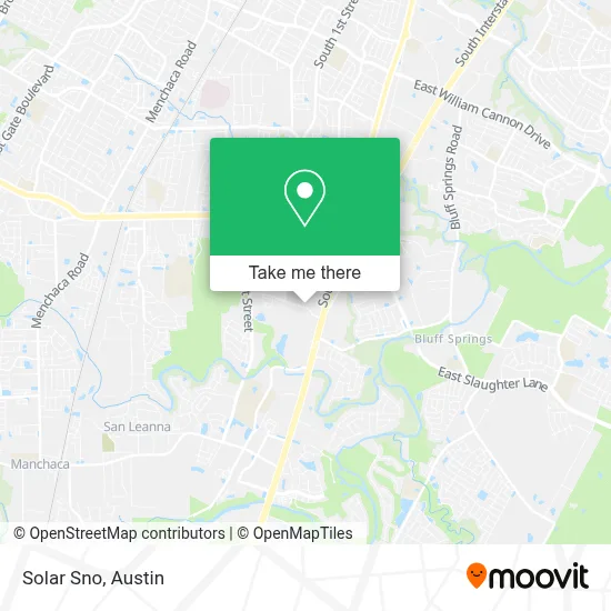 Solar Sno map