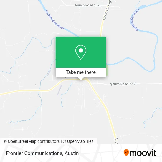 Frontier Communications map