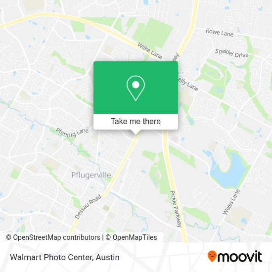 Walmart Photo Center map