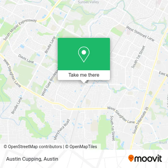 Austin Cupping map