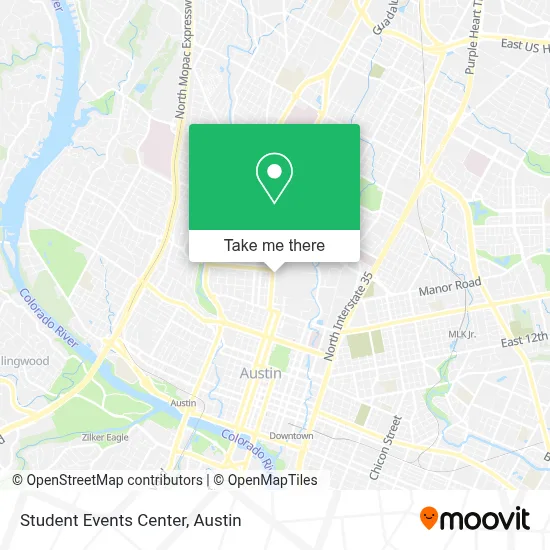 Student Events Center map