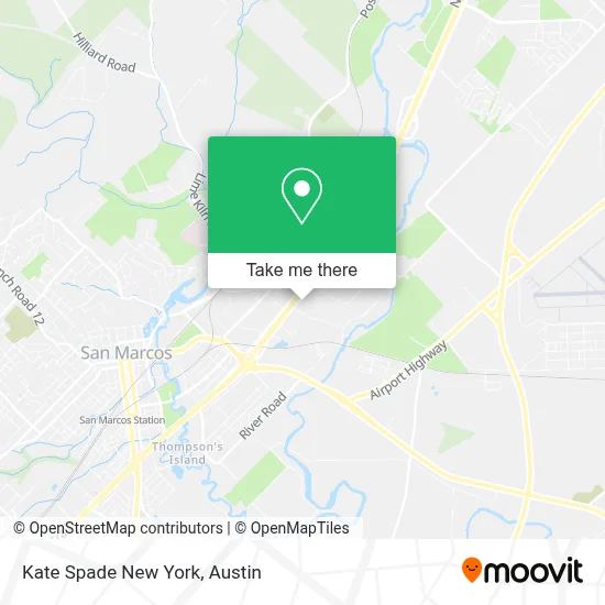 Kate Spade New York map