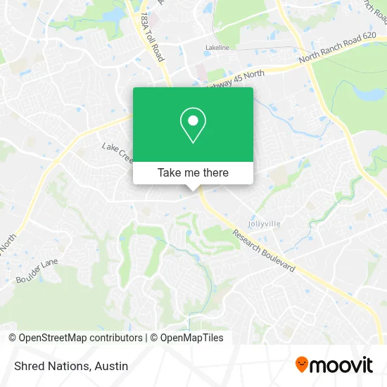 Shred Nations map