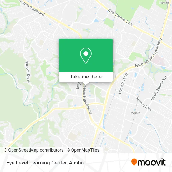 Eye Level Learning Center map