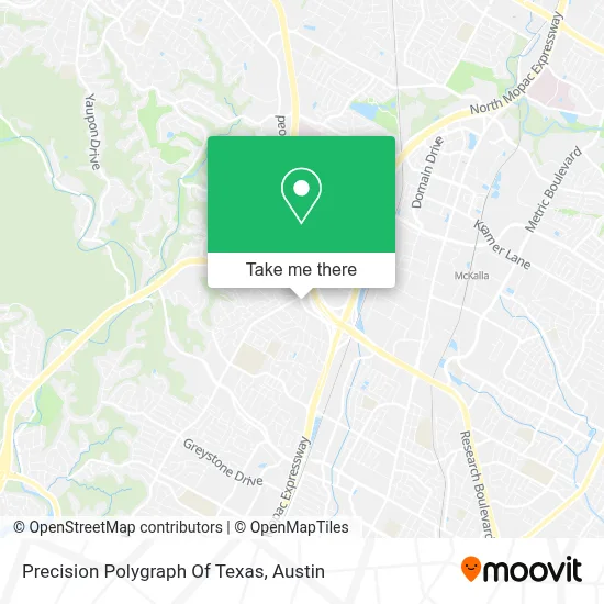 Precision Polygraph Of Texas map