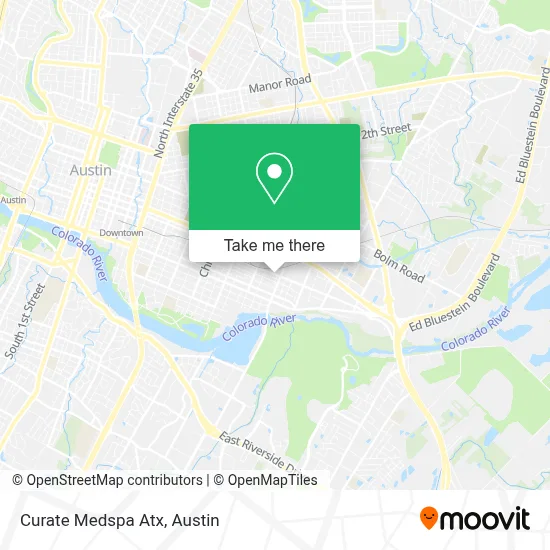 Curate Medspa Atx map