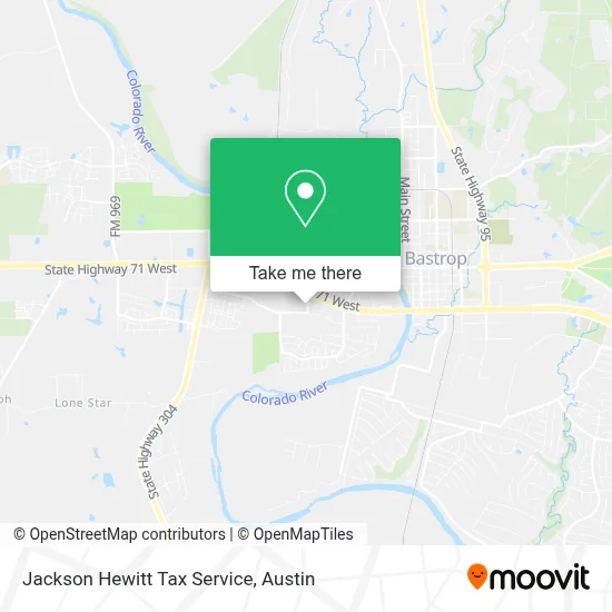 Jackson Hewitt Tax Service map