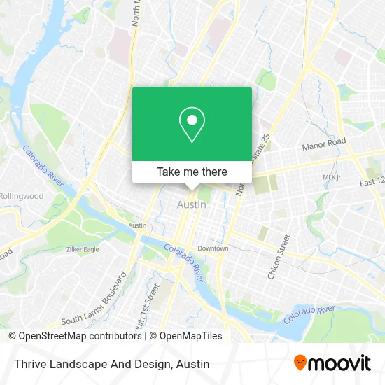 Thrive Landscape And Design map