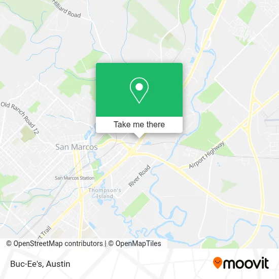 Buc-Ee's map