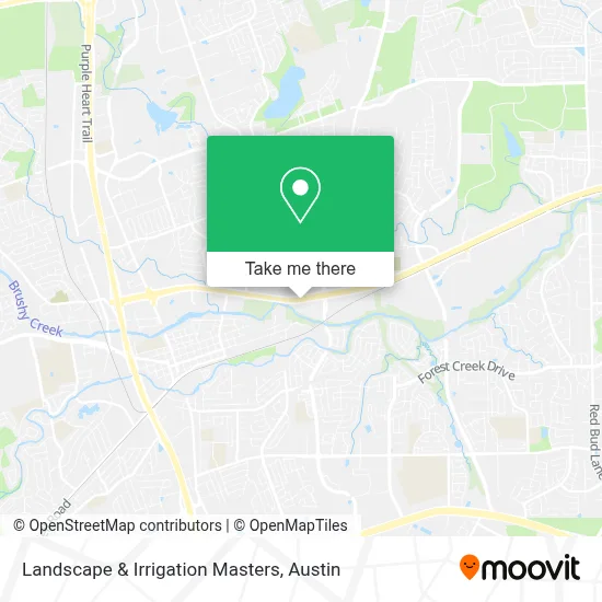 Landscape & Irrigation Masters map