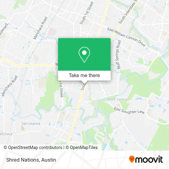 Shred Nations map