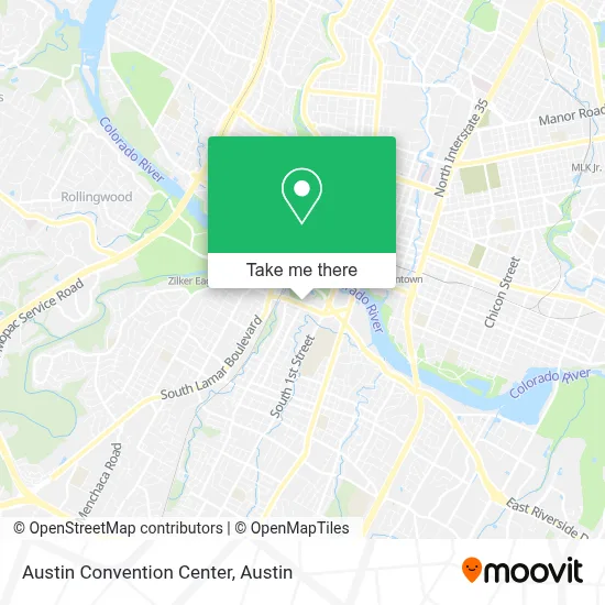 Austin Convention Center map