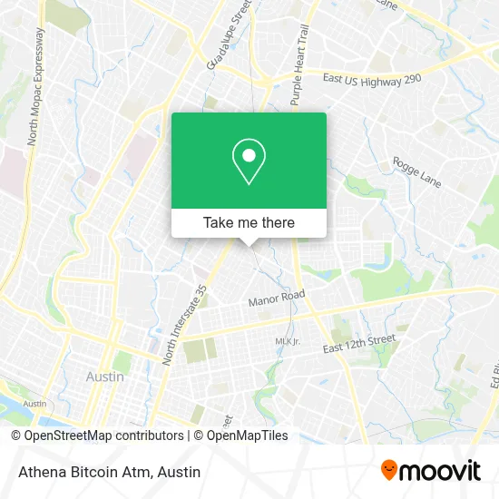 Athena Bitcoin Atm map