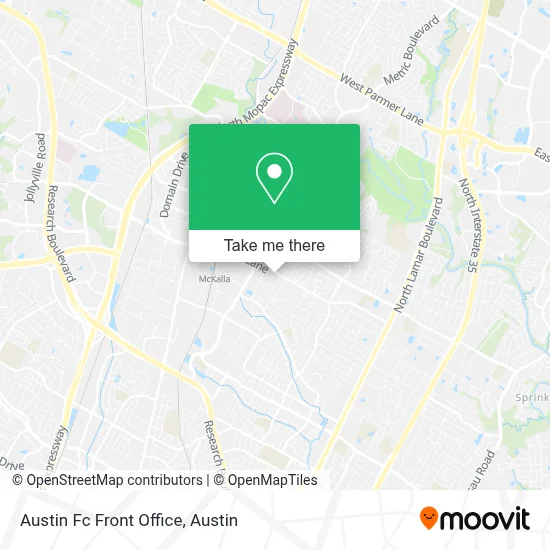 Austin Fc Front Office map