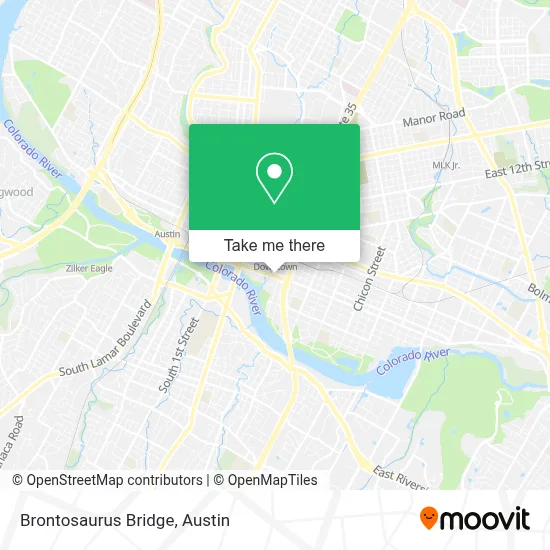 Brontosaurus Bridge map