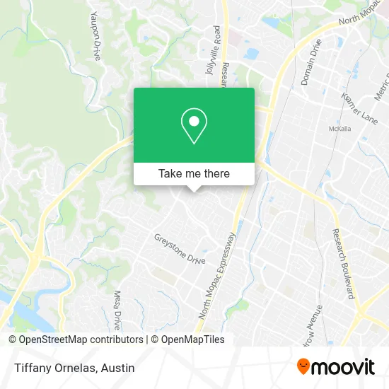 Tiffany Ornelas map