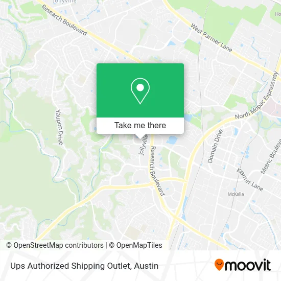 Ups Authorized Shipping Outlet map