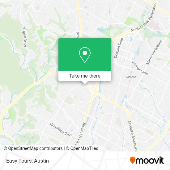 Easy Tours map