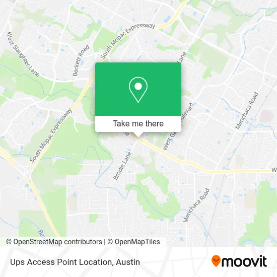 Ups Access Point Location map
