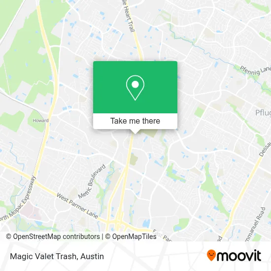 Magic Valet Trash map
