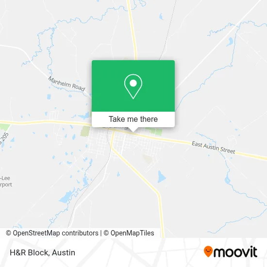H&R Block map