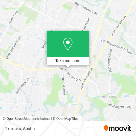 Txtrucks map