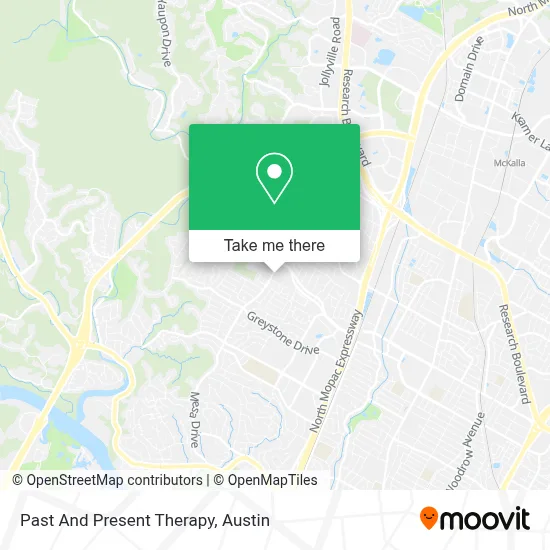 Past And Present Therapy map