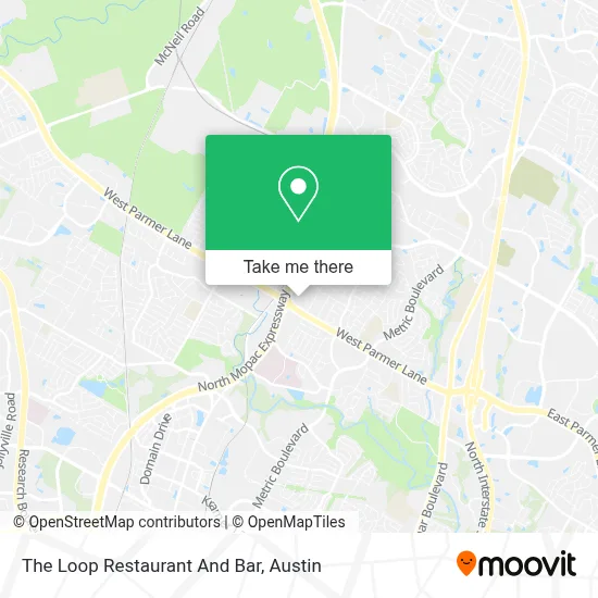 The Loop Restaurant And Bar map