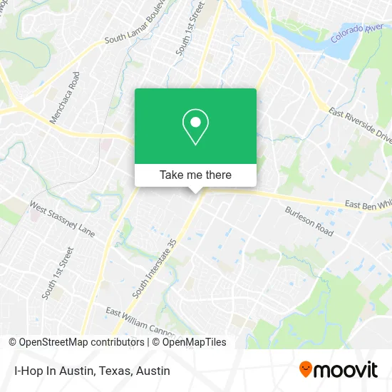 I-Hop In Austin, Texas map