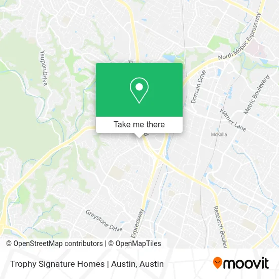 Trophy Signature Homes | Austin map