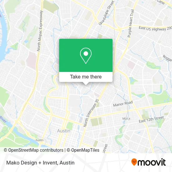 Mako Design + Invent map