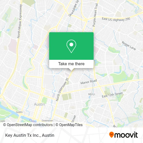 Key Austin Tx Inc. map