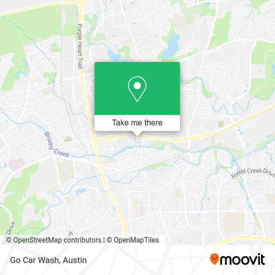 Go Car Wash map
