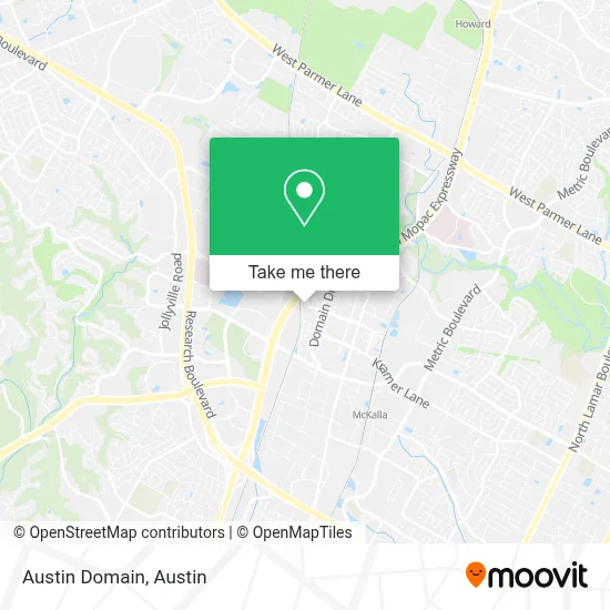 Austin Domain map
